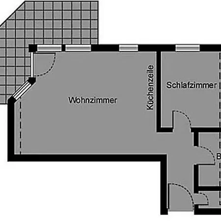 Oewern Diek App 44 公寓